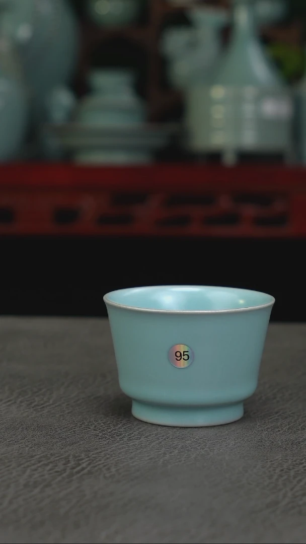 95号天蓝马蹄杯精品~帆