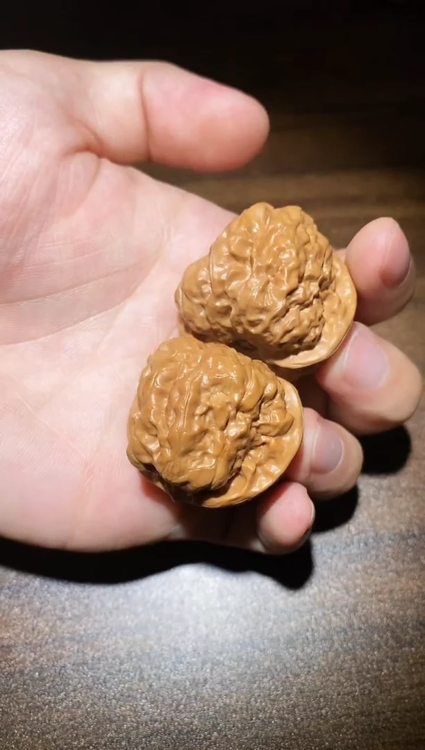 文玩核桃把件微修打底蛤蟆头37