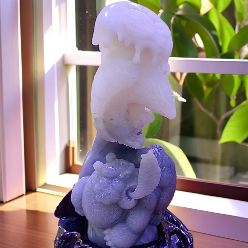 【官方正品】玉鹰摆件动物摆设雕塑工艺品家居送礼收藏品创意