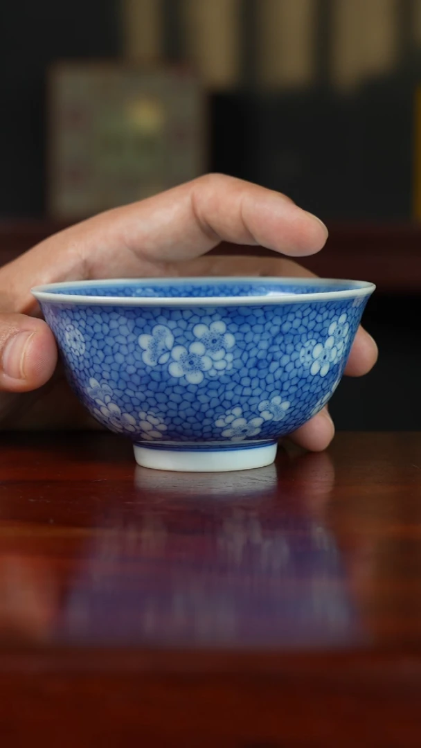 祖传窑真柴窑传承400年冰梅单杯