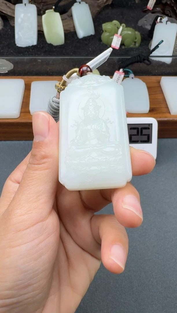 颈饰未镶嵌和田玉汤**️2