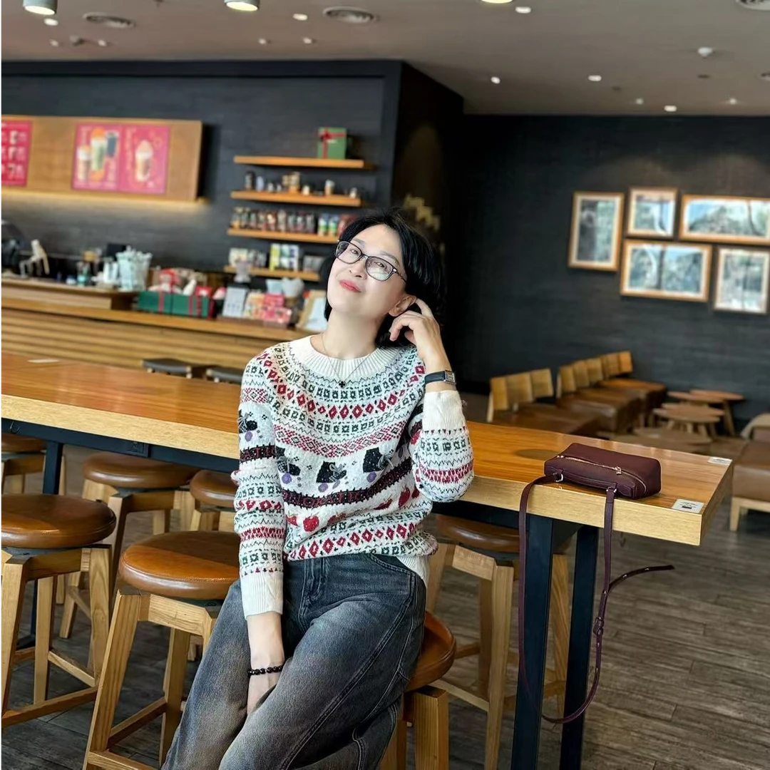 DYY【音乐节与玫瑰之六】混纺针织毛衣8038