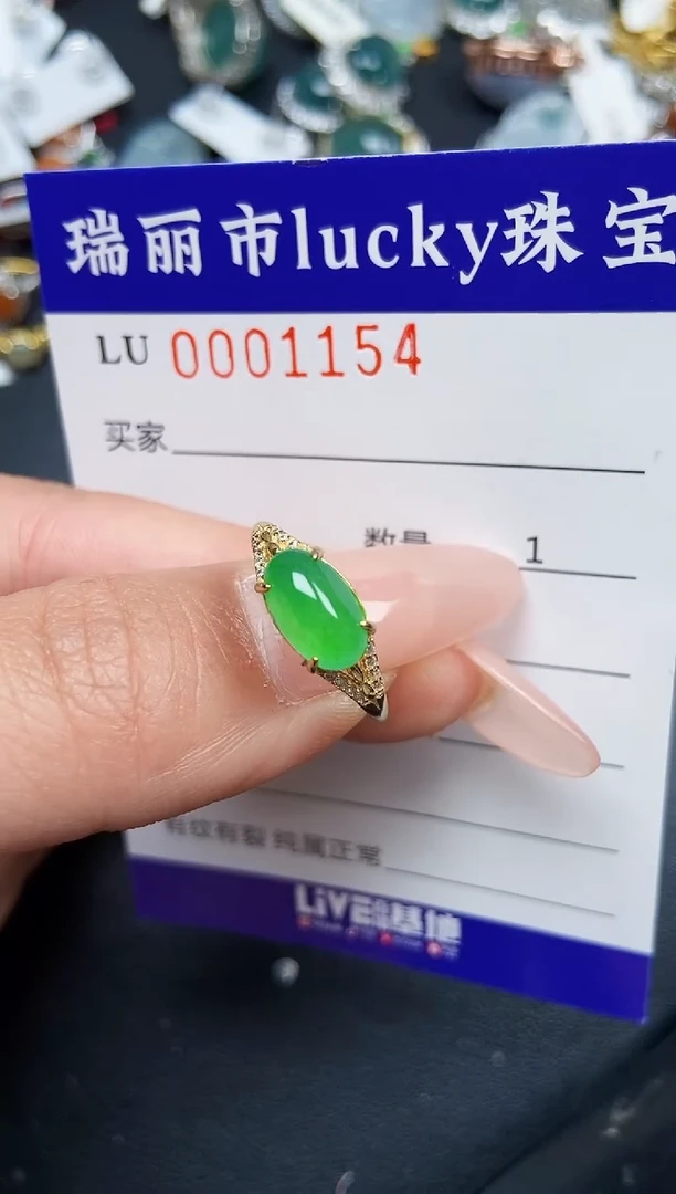 【闪购商品】翡翠颈饰银S925镶嵌1154