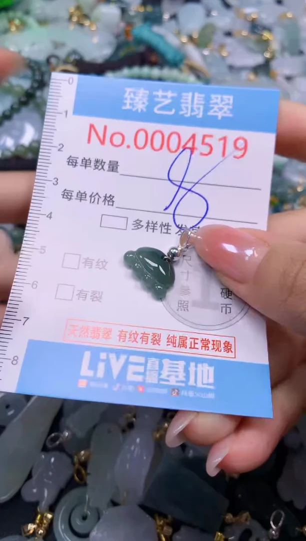 颈饰未镶嵌翡翠4519
