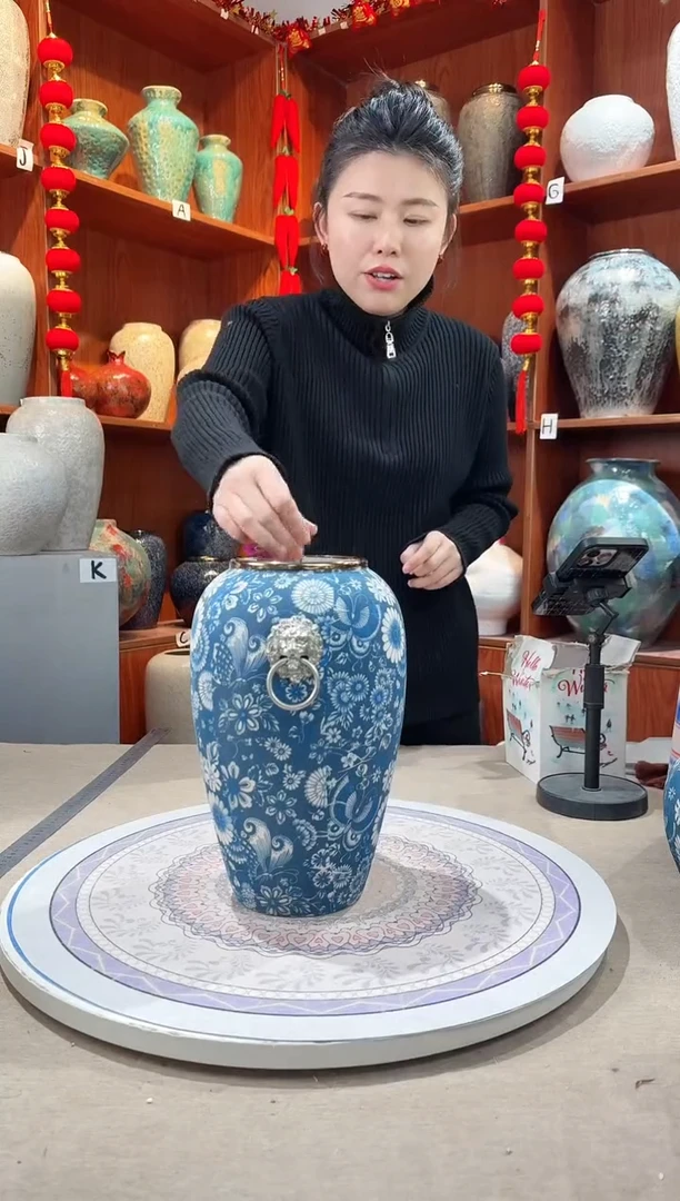 【闪购商品】瓶陶瓷花瓶 无花 微瑕 326