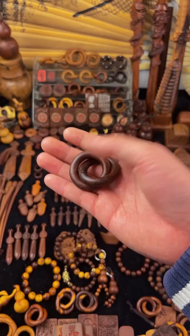 【闪购商品】枣木桃木小乾坤圈吊坠包邮到家