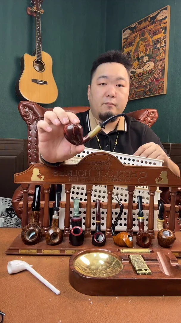 石楠木木雕款意大利进口石楠木烟斗