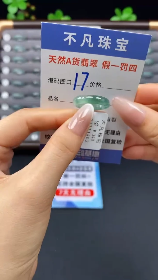 未镶嵌戒指翡翠天然A货翡翠044
