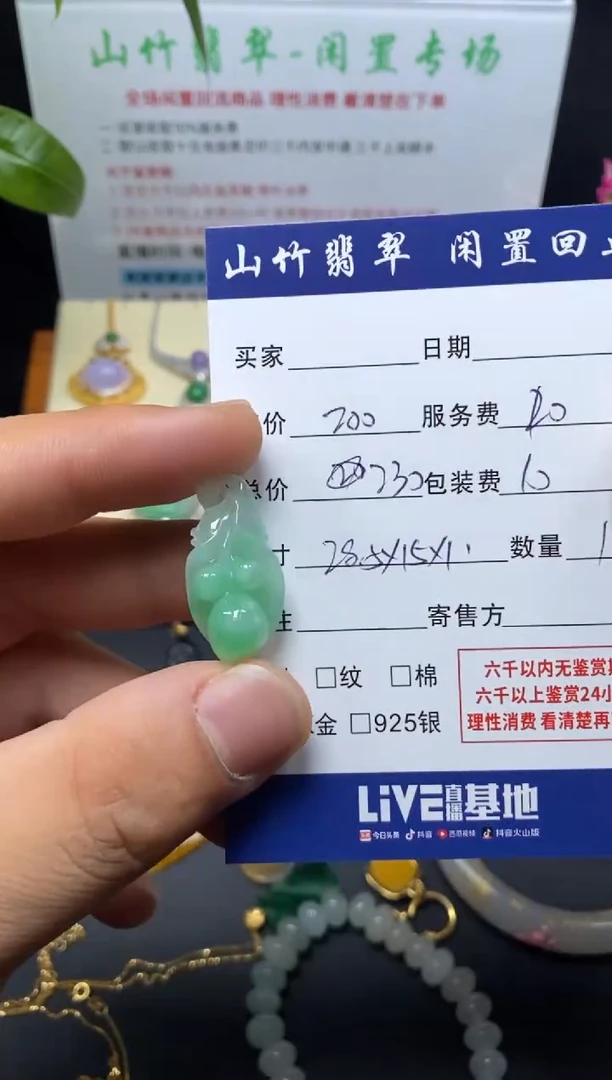 颈饰未镶嵌翡翠3000905