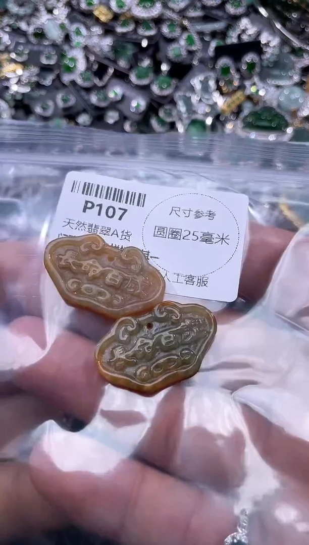【闪购商品】翡翠颈饰未镶嵌P107多样性发其一
