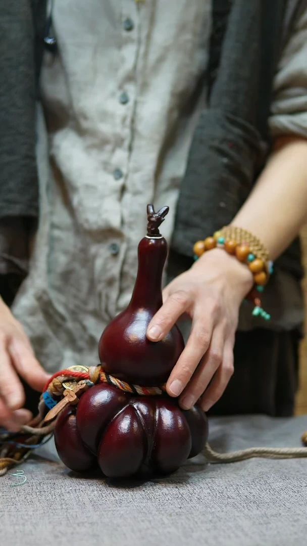 【闪购商品】175（福禄 ）天然葫芦（大漆款）