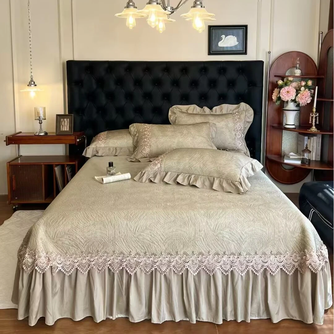 2025夏天专用凉感乙纶豆豆凉席三件套冰丝席空调冰软凉席床盖款