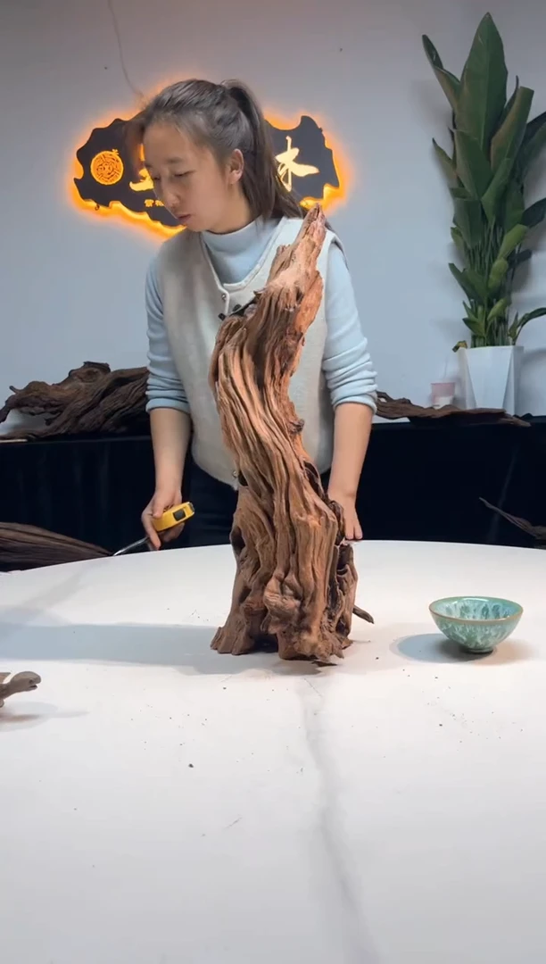【闪购商品】柚木木雕一物一拍44