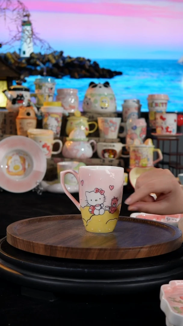 陶瓷便携款手工手绘景德镇陶瓷