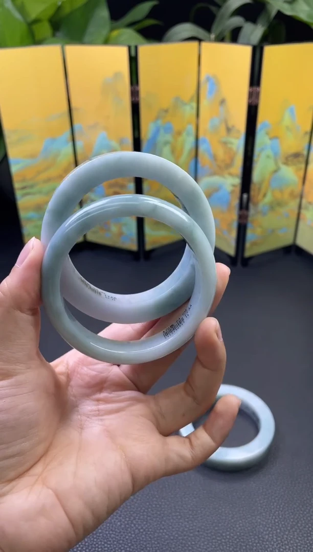 定制翡翠手镯未镶嵌天然缅料A货翡翠毛胚定制