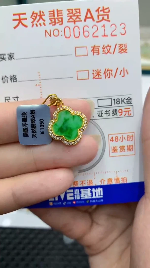 【闪购商品】翡翠颈饰银S925镶嵌            8