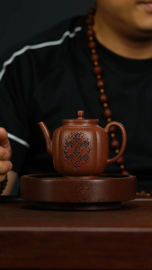 茶壶紫砂Z11公道壶{红降坡}