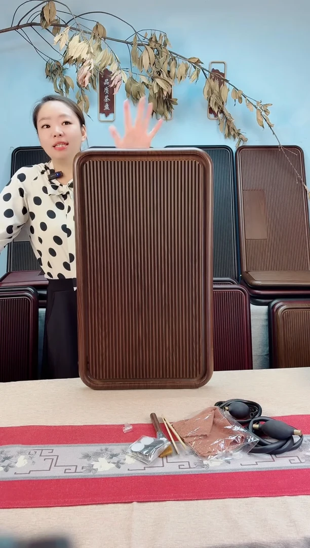 新*源大海黄色款式茶盘70*40*4