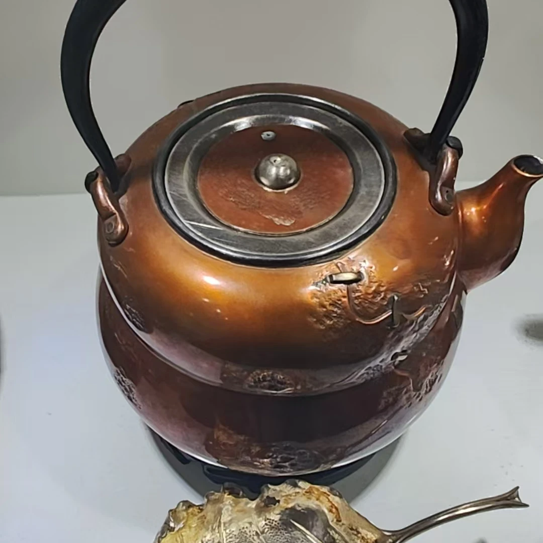 足银银制品 足银 银煮茶壶
