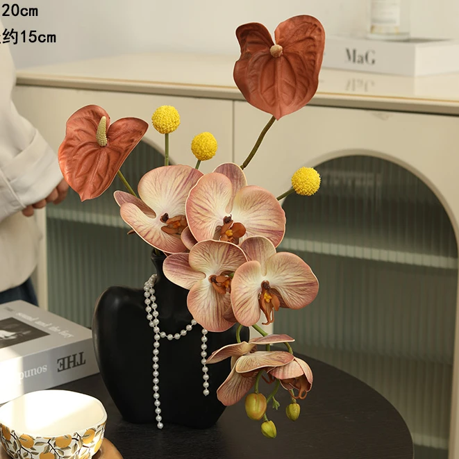 【夏有乔木】思之仿真花餐桌花高档氛围感摆件家居装