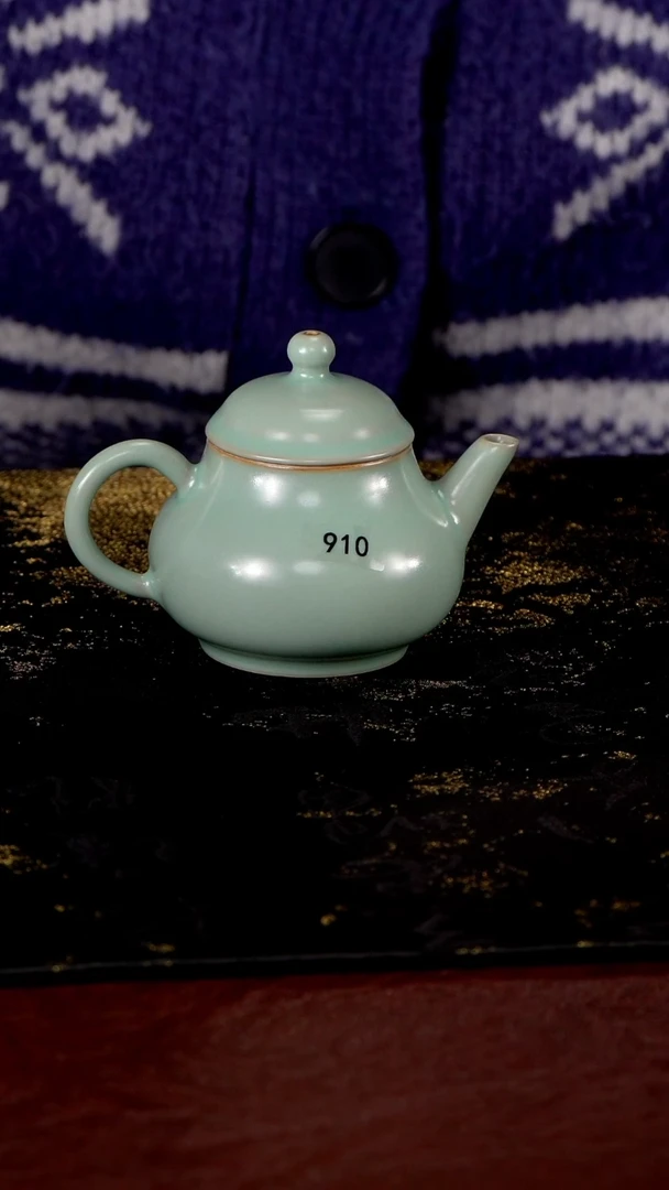 杯910 小潘壶110ml匠工款君绿釉