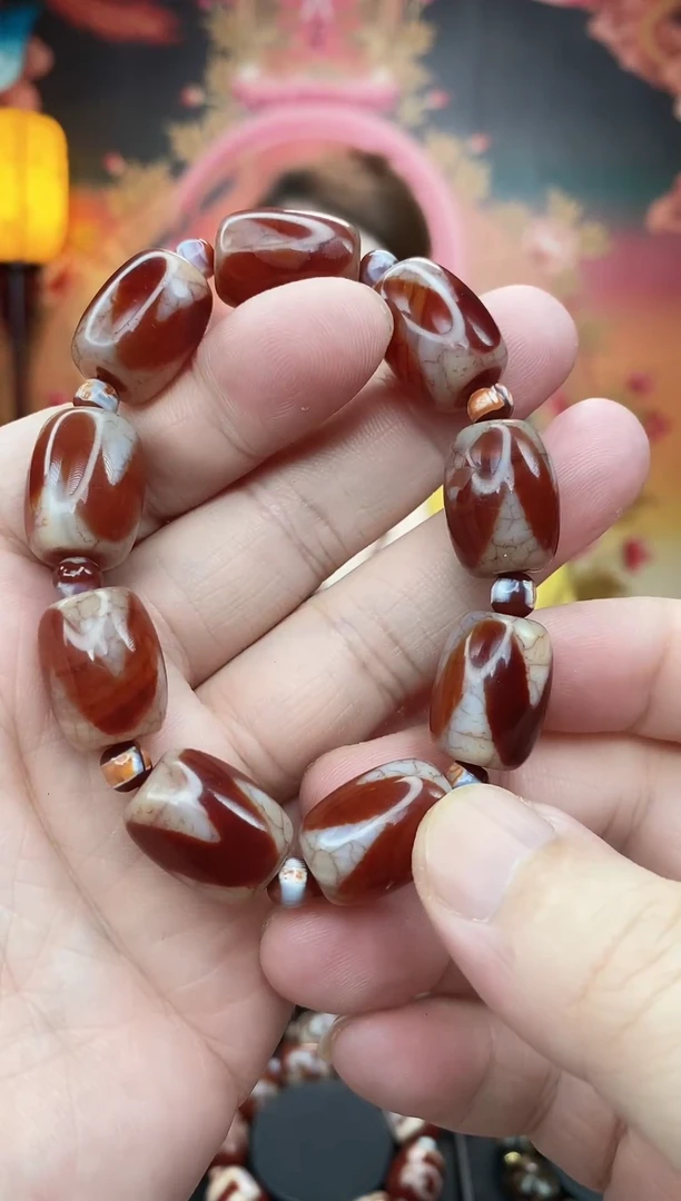 未镶嵌手串玛瑙/玉髓牙牙手串