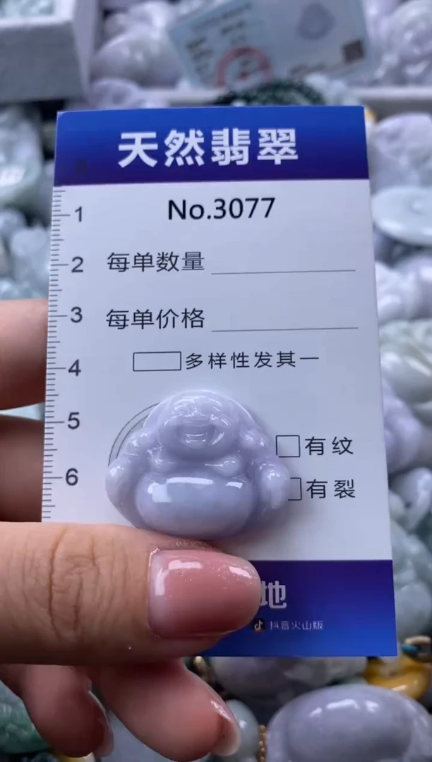 翡翠未镶嵌颈饰缅甸A货翡翠3077