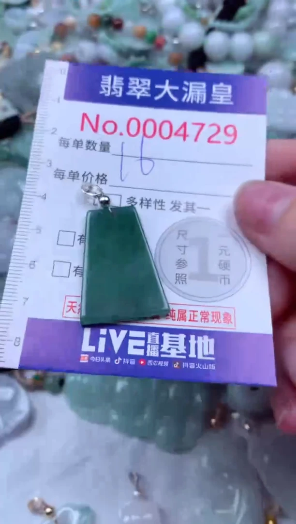 吊坠(不含链)未镶嵌翡翠4729