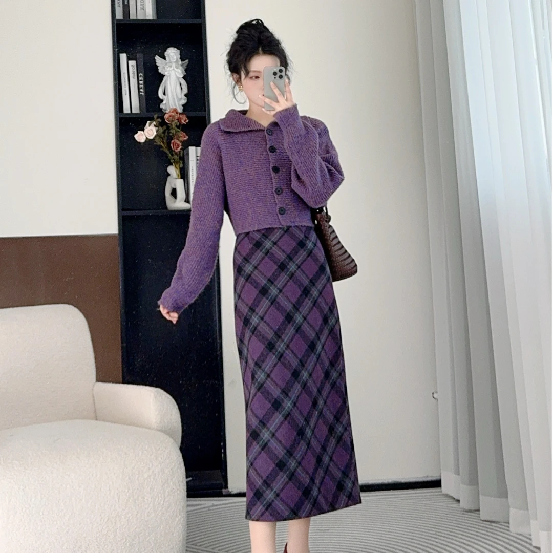 拉夏贝尔/25春季新款轻奢气质轻熟休闲百搭上衣+半裙 10247 LSC