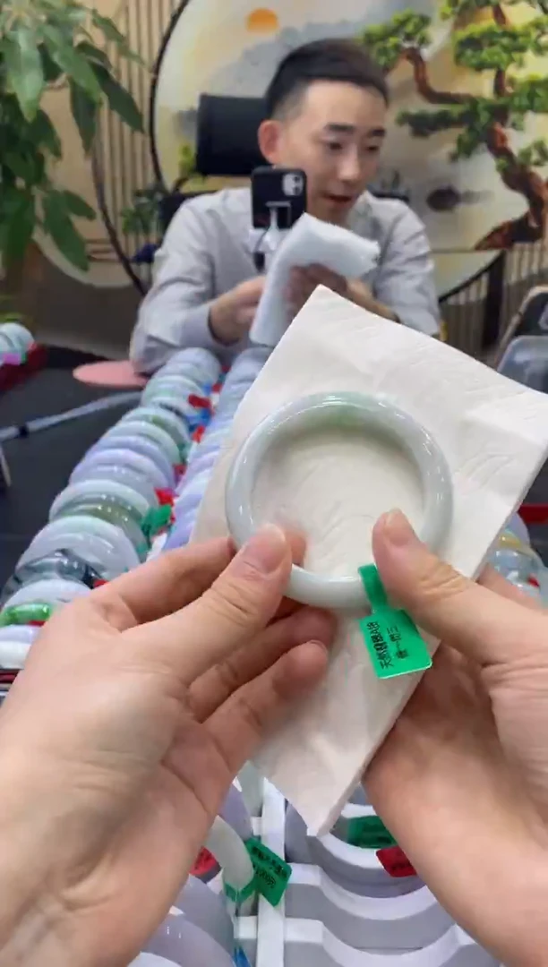 未镶嵌手镯翡翠8538