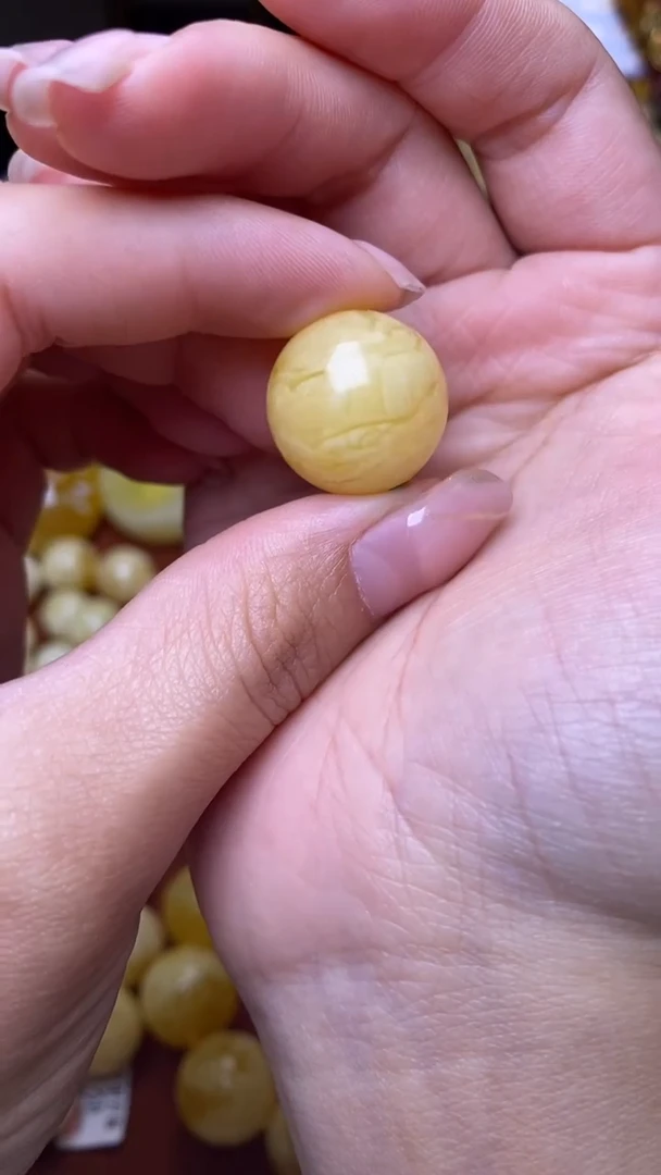 未镶嵌琥珀裸石葵. 12