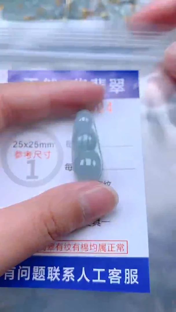 翡翠未镶嵌吊坠(不含链)1