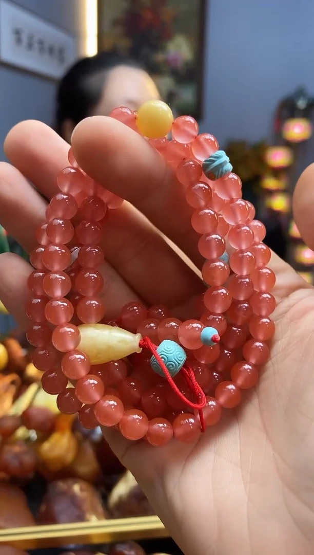 手串未镶嵌南红玛瑙项链