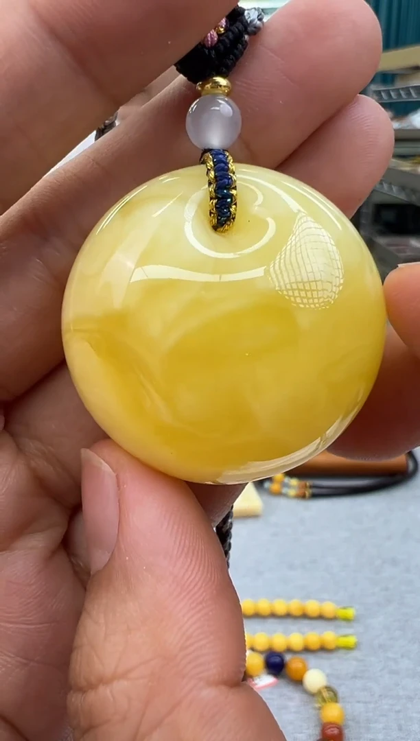 未镶嵌颈饰琥珀60秒拍号假一罚十