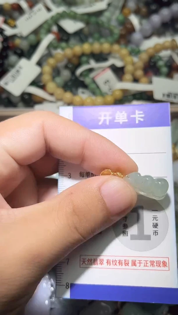 颈饰未镶嵌翡翠天然A货翡翠