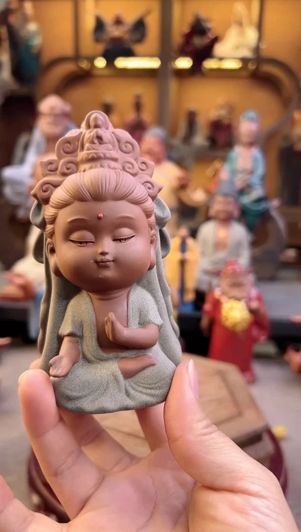 紫砂茶宠器闵茶宠摆件