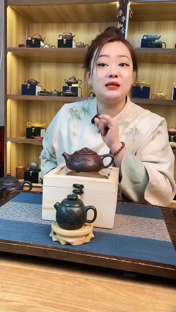 【闪购商品】紫砂茶壶紫泥天道酬勤石瓢【雪】