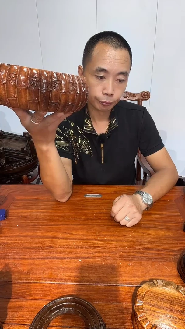 木?*宝处理款老花整木节节高升款21*23.5*8金瓜