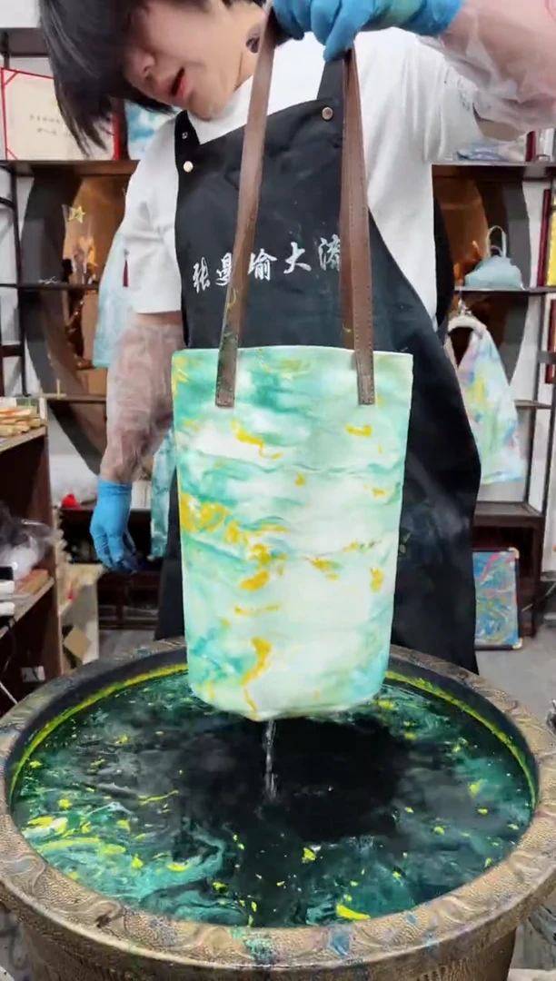 115非遗大漆漂漆水桶包包