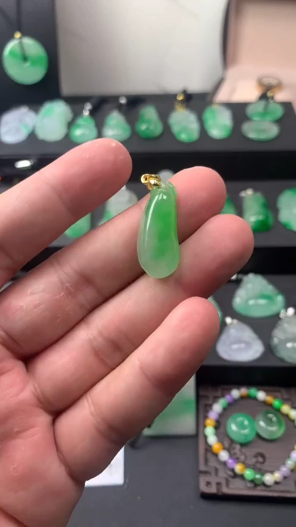 颈饰未镶嵌翡翠所见即所得，一图一物