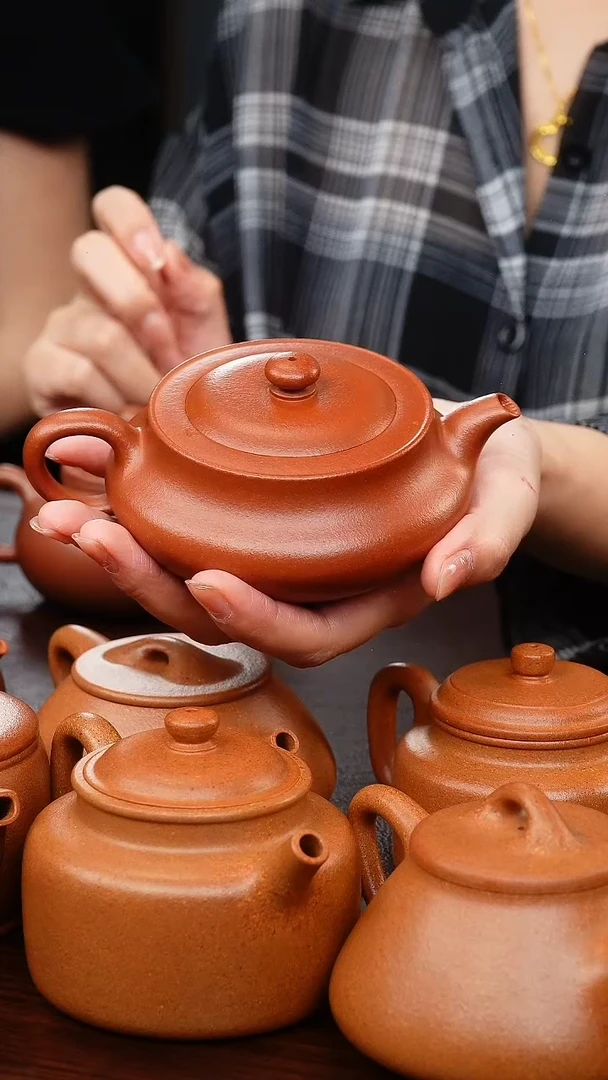 茶壶紫砂降坡泥桑扁200cc