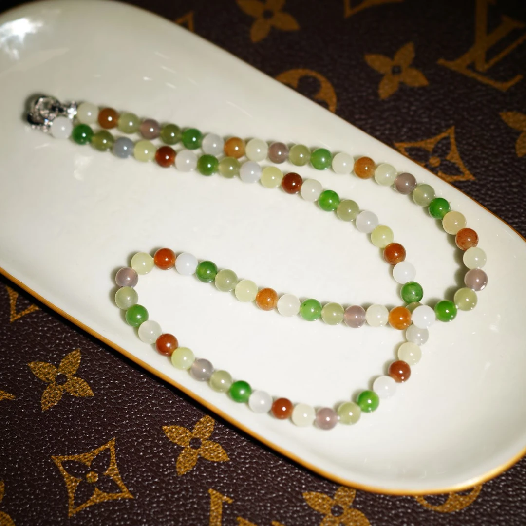 和田玉多宝锁骨链多样性发货发其一