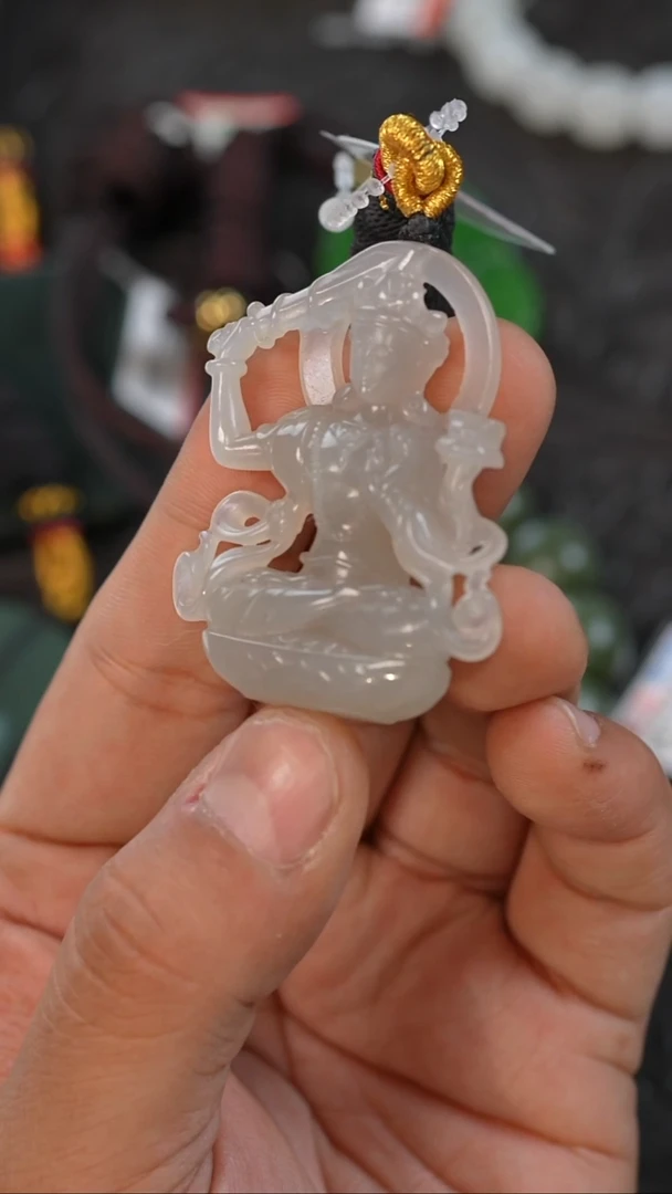 吊坠(不含链)未镶嵌和田玉多样性发一件THTY6186