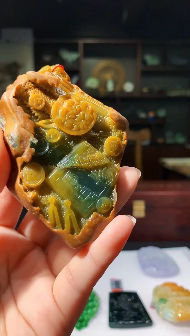 翡翠未镶嵌颈饰翡翠A货