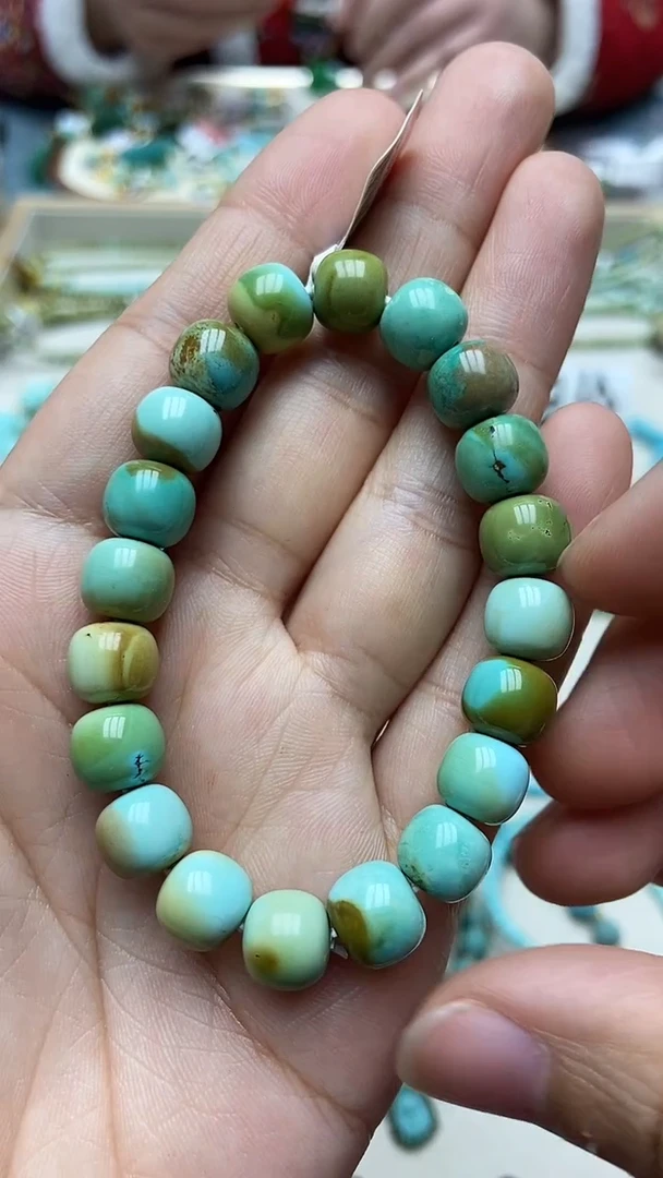 未镶嵌绿松石手链19