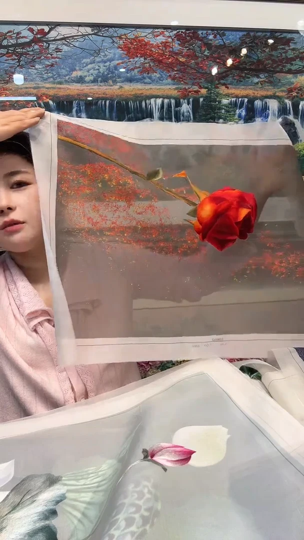 横款闵丹红刺绣工作室 精品手工苏绣双面绣