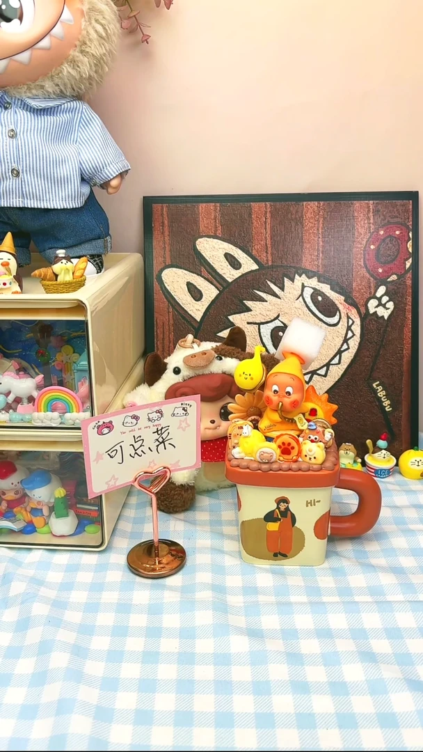 diy奶油胶马克杯星星人