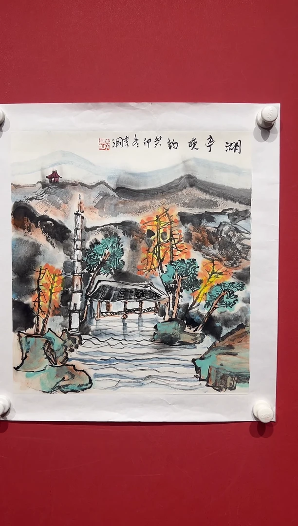国画李纲-2平尺-国画作品