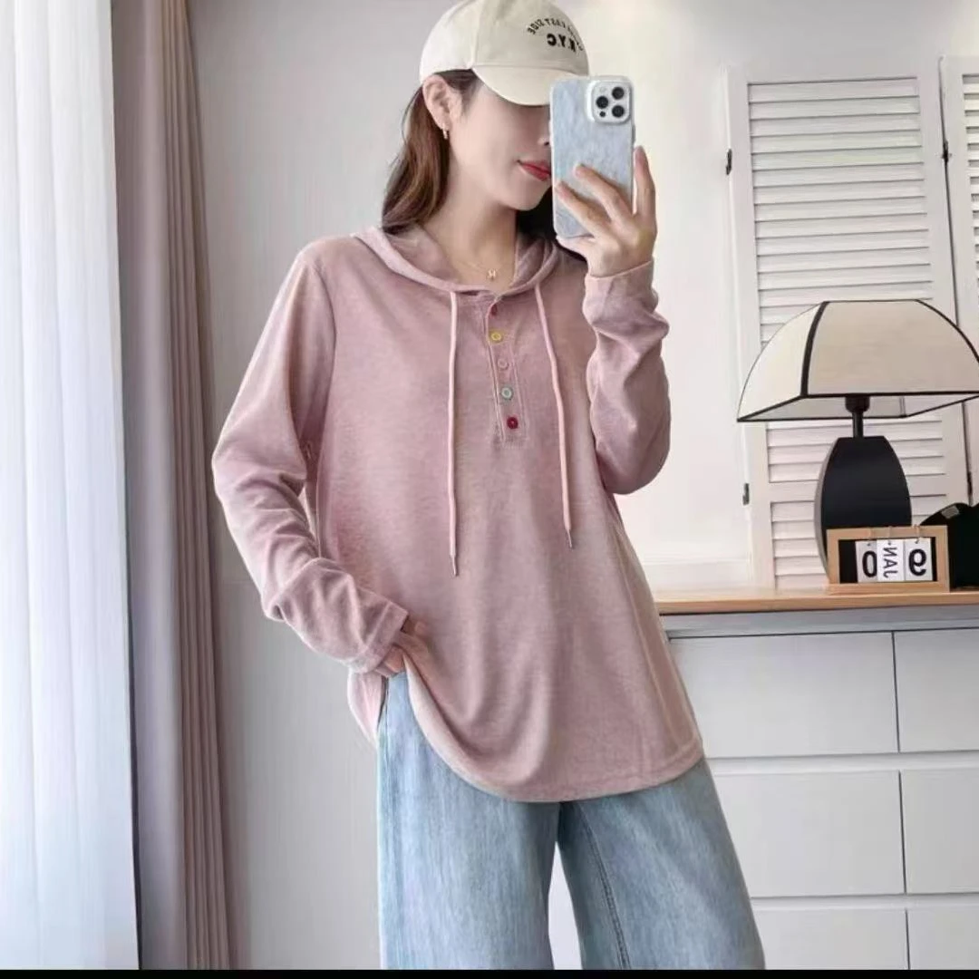 1006大码女装连帽衫