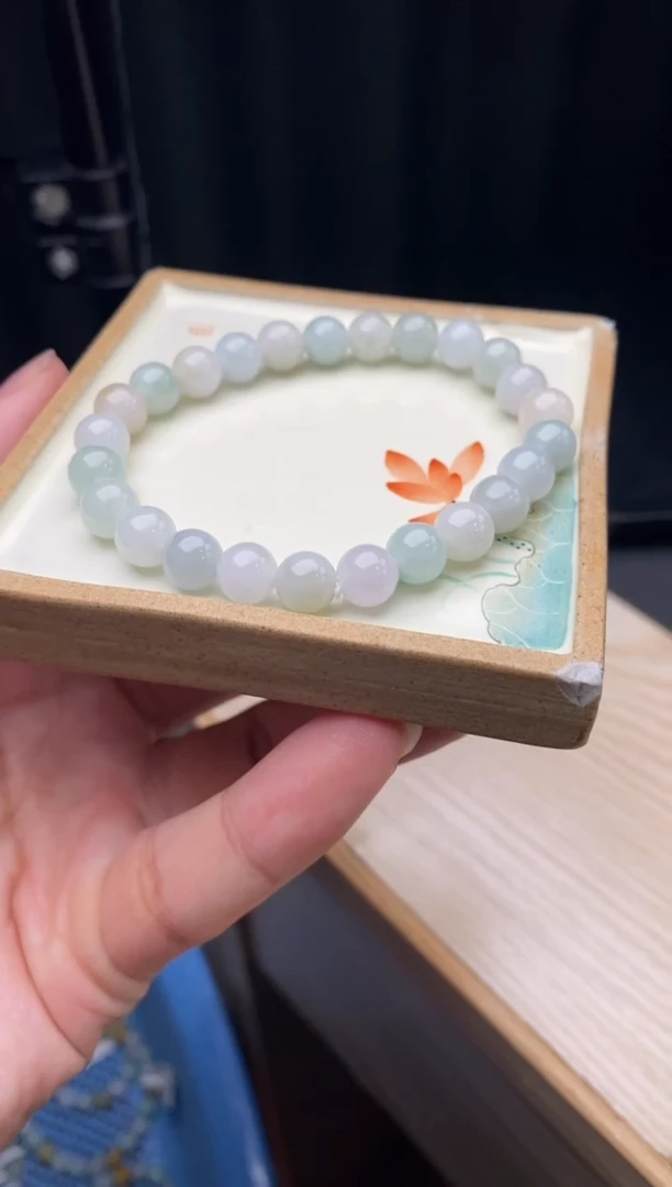 【闪购商品】翡翠手链未镶嵌天然翡翠手串17